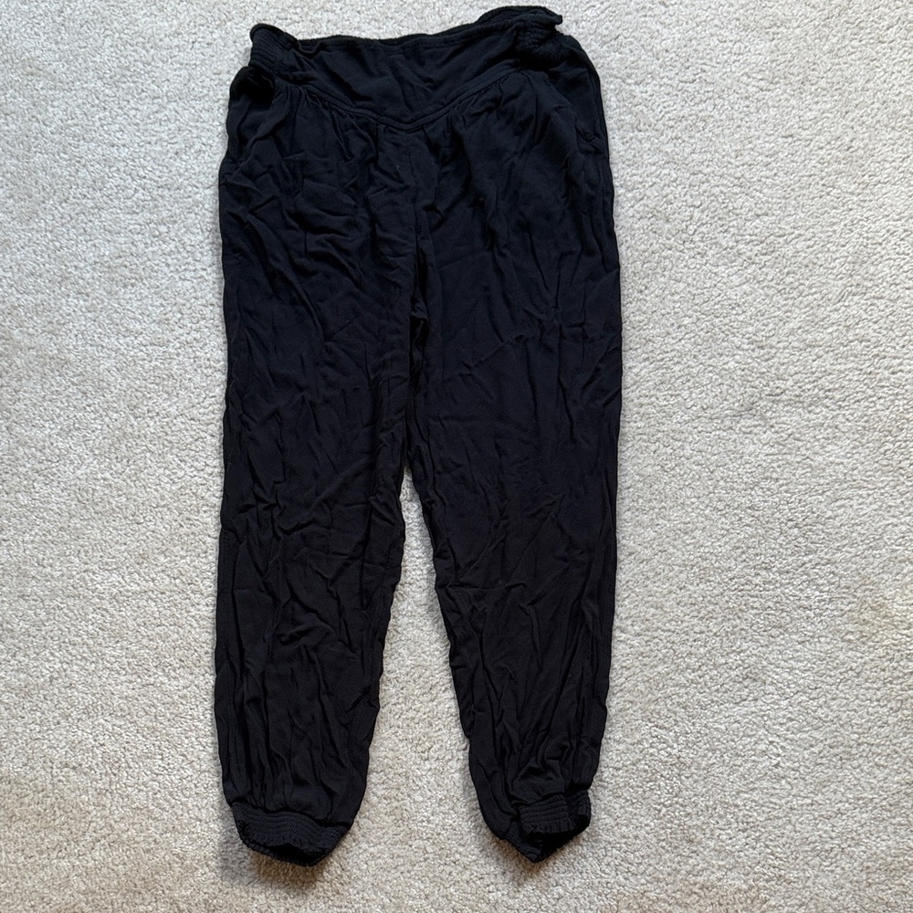 Aerie Lightweight Black Jogger Pants